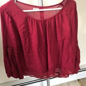 Red blouse